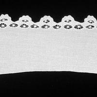 Воротник прямой белый