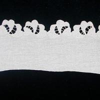 Воротник прямой белый