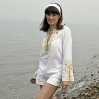 Машинная вышивка. Блуза. Журнал Бройдери. 2вариант