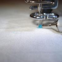 Крестильный комплект. Машинная вышивка. Как я стыкую