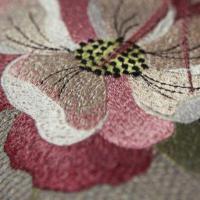 Машинная вышивка. Маки. 