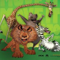 Дизайн машинной вышивка. Лев Алекс. Мультфильм Мадагаскар. 