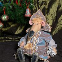 Машинная вышивка. Новый год 2009. Журнал Бройдери.Ru