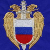 Дизайн орла. Вымпел ФСО России. Машинная вышивка