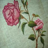 Роза. Дизайн машинной вышивки. Программа Wilcom