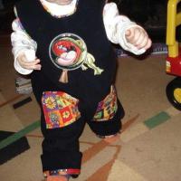 Зимний комбинезон с вышивкой