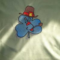 Машинная вышивка. Мистер Клевер