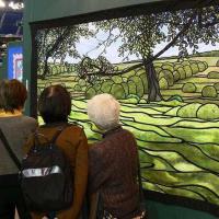 Картины из квилта. Лоскутное шитье. Фестиваль в Токио