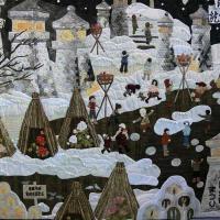 Зимний пезайж. Лоскутное шитье на фестивале Квилта в Японии