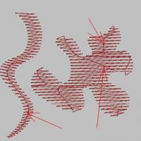 Уроки Wilcom. Удаление прострочки под стежковой заливкой