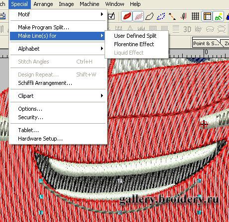 wilcom_008. User Defined Split. Уроки по Wilcom