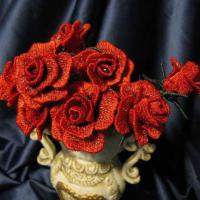 Розы. Вышивка. 