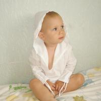 Детский пляжный халат. Шитье