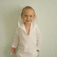 Детский пляжный халат. Шитье