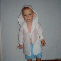Детский пляжный халат. Шитье