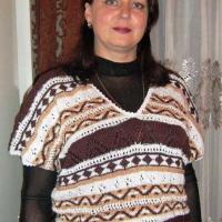 Жакардовая кофточка