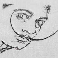 Машинная вышивка. Сальвадор Дали