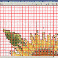 Embird. Создание дизайна крестом 6