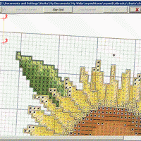 Embird. Создание дизайна крестом 3