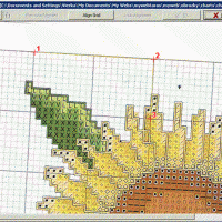 Embird. Создание дизайна крестом 4
