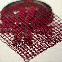 Кружево. Филейная вышивка. Деталь 2