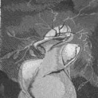 Сергей Пышненко Инопланетянин в черно- белом варианте