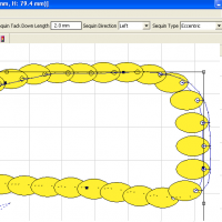 Пайетки. Tajima