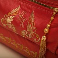 Машинная вышивка. Вензеля