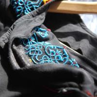 Вышивка на трикотаже. Изнаночная сторона