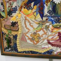 Вышитые картины. Вид снизу