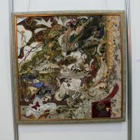 "Позолота вся сотрется". Вышитая картина