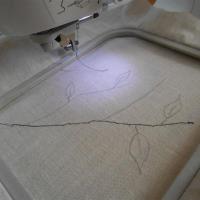 Вышиваю ветку