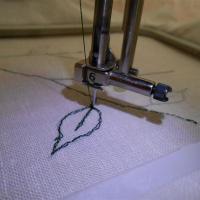 Листочек. Контур.