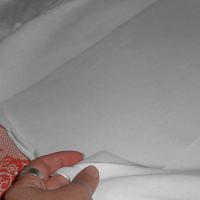 Детское белье. Приклеивание стабилизатора