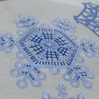 Машинная вышивка. Кружево