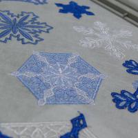 Машинная вышивка. Кружево