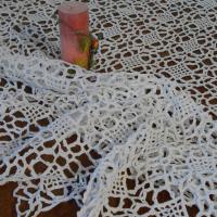 Скатерть, крючком