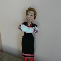 Кукла текстильная. Украинская красотка. 