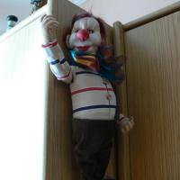 Клоун. Текстильная кукла. 