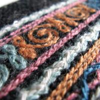 Вышивка шерстяными нитками