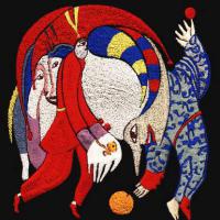 Вышивка по рисункам Шемякина