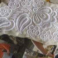 Вышивка на водорастворимом стабилизаторе. 