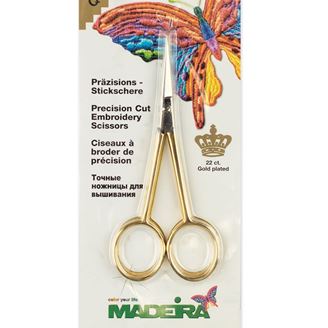 Изображение Ножницы прямые Madeira Stickschere gerade (10,5см)