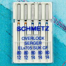 Изображение Иглы набор джерси хром №80(2),90(3) Schmetz плоскошовных машин