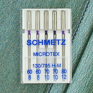 Изображение Иглы микротекс набор №60(2),70(2),80(1) Schmetz