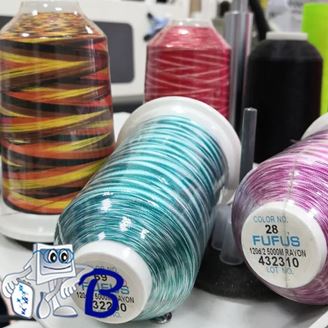 Изображение Нитки вискоза меланж OMBRE Fufus (5000м)