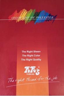 Изображение Карта цветов ниток Fufus: полиэстер №40