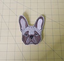 Изображение Файл вышивки Бульдог