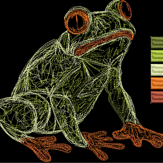 Изображение "КВА-Королева" ДИЗАЙН машинной вышивки 