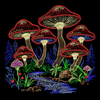 Изображение "Магия таинственных грибов" ДИЗАЙН машинной вышивки 